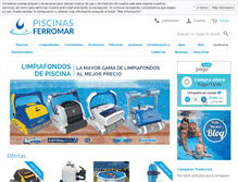 Tablet Screenshot of piscinasferromar.com